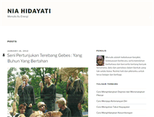 Tablet Screenshot of niahidayati.net